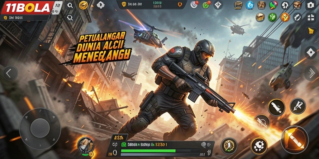 Gameplay seru 11BOLA dengan aksi menegangkan dan grafis memukau.