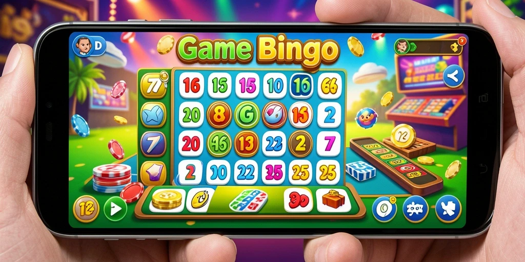 Tampilan gameplay Bingo yang seru dan interaktif di 66D.