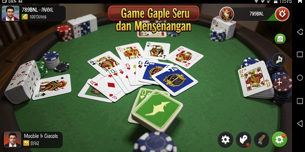 Gameplay seru Gaple yang mengasyikkan di 789BNL.