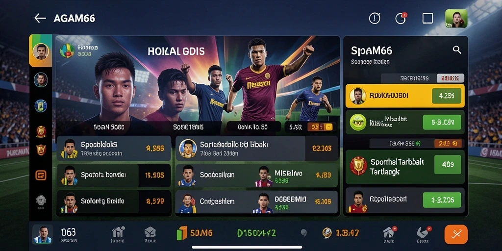 Tampilan gameplay AGAM66 yang menarik dengan berbagai opsi taruhan.