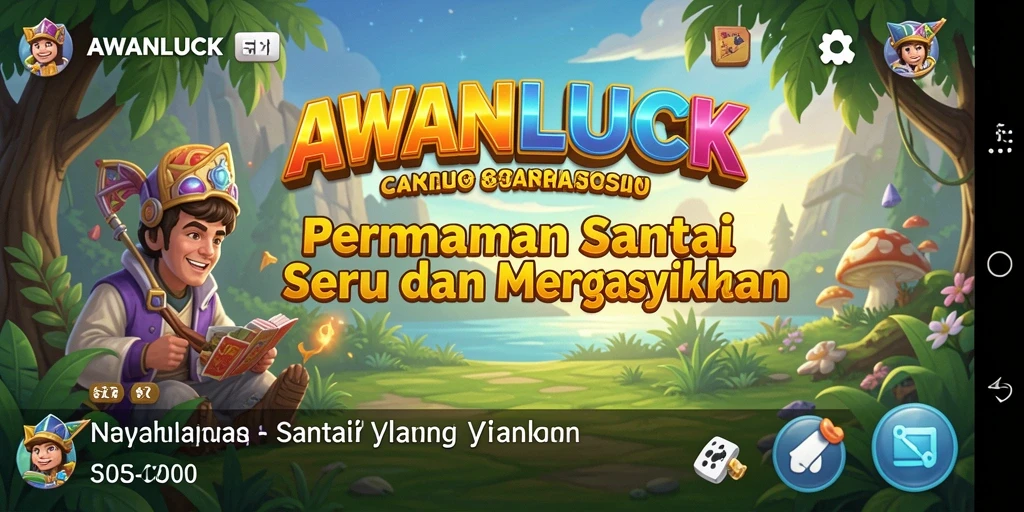 Tangkapan layar gameplay AWANLUCK yang mengasyikkan dan penuh warna.