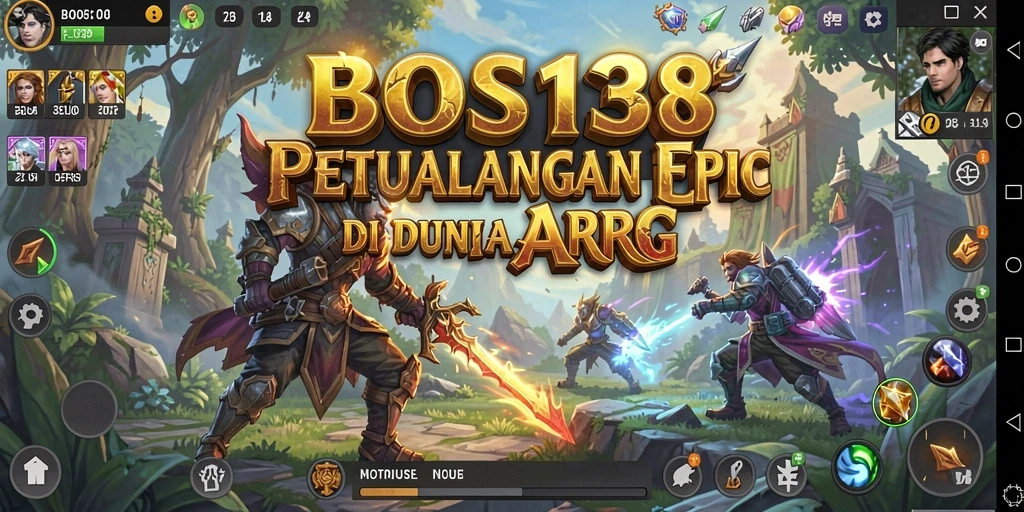 Tampilan gameplay epik dari BOS138 yang penuh aksi dan strategi.