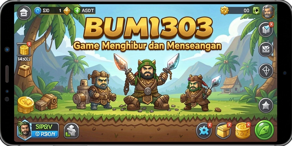 Gameplay BUMI303 yang menenangkan dan penuh strategi.