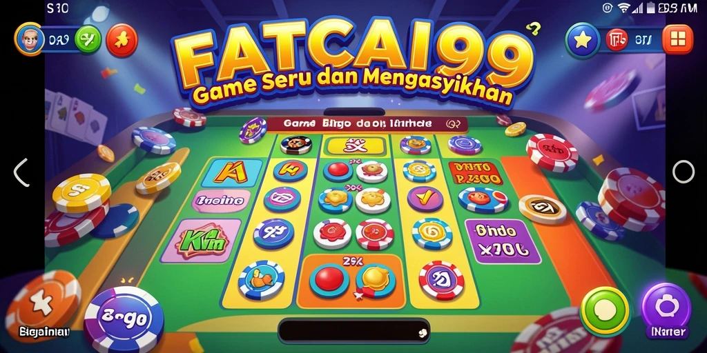 Tampilan utama gameplay Bingo di FATCAI99.