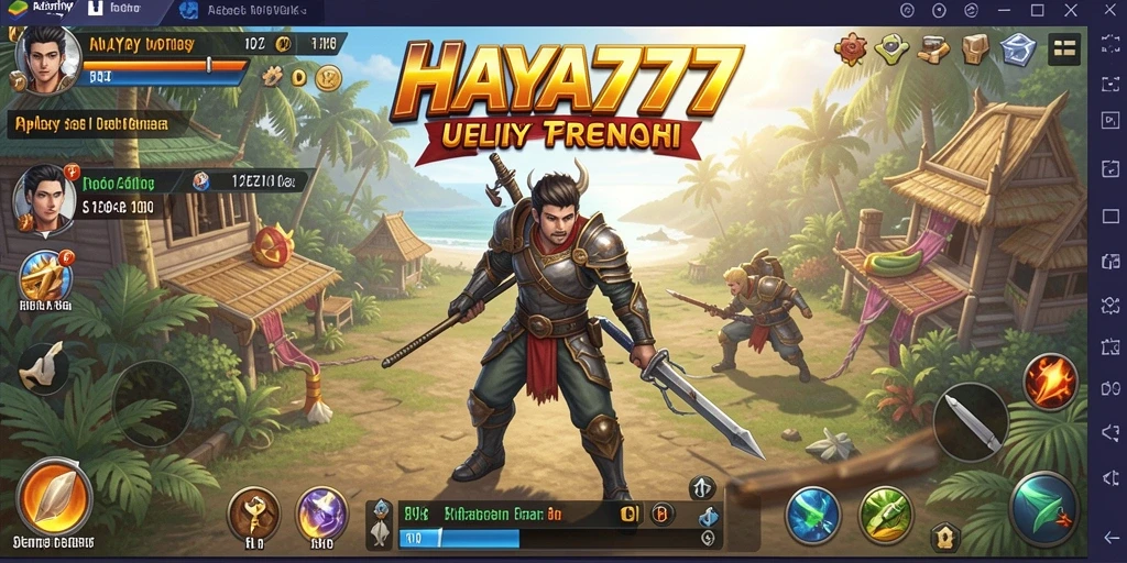 Screenshot utama HAYA777 menampilkan antarmuka aplikasi yang intuitif.