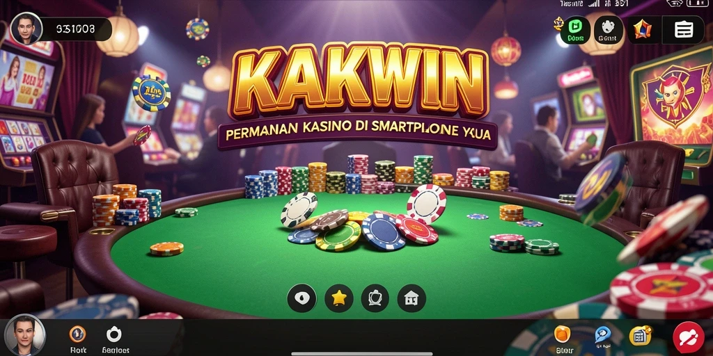 Screenshot KAKWIN menunjukkan permainan kasino yang menarik dan interaktif.