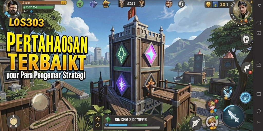 Gameplay menara pertahanan yang seru dan menantang di LOS303.