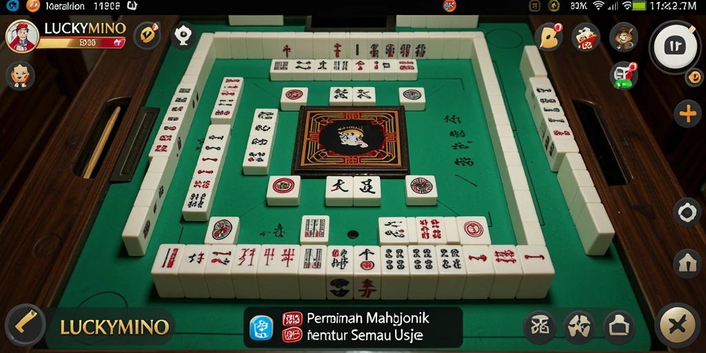 Tampilan gameplay <strong>LUCKYMINO</strong> yang seru dan imersif.