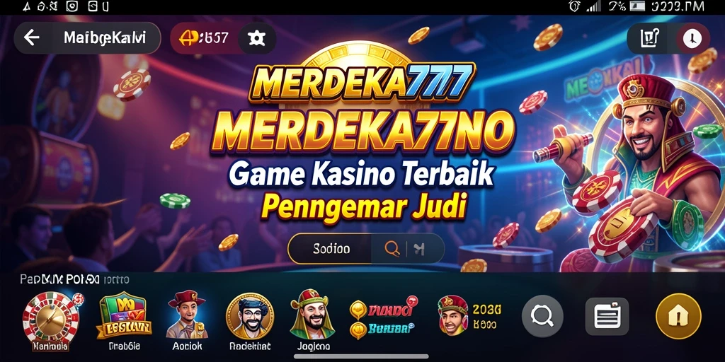 Tampilan menarik dari gameplay Kasino yang mendebarkan.