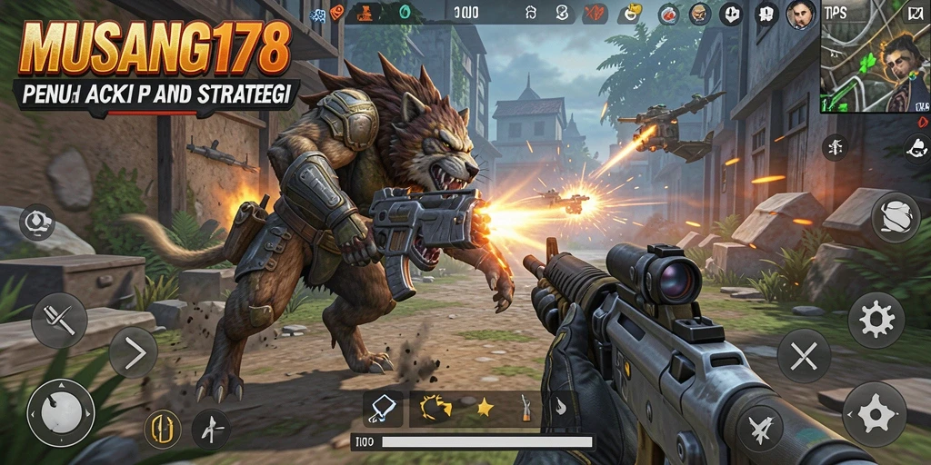 Tangkapan layar gameplay <strong>MUSANG178</strong> menampilkan aksi seru dan grafis yang memukau.
