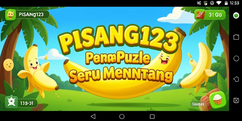 Gameplay seru PISANG123 dengan berbagai teka-teki menantang.
