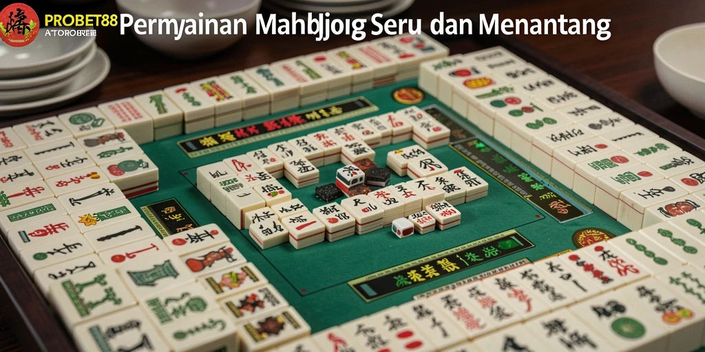 Tampilan gameplay seru Mahjong di PROBET88 dengan elemen interaktif.