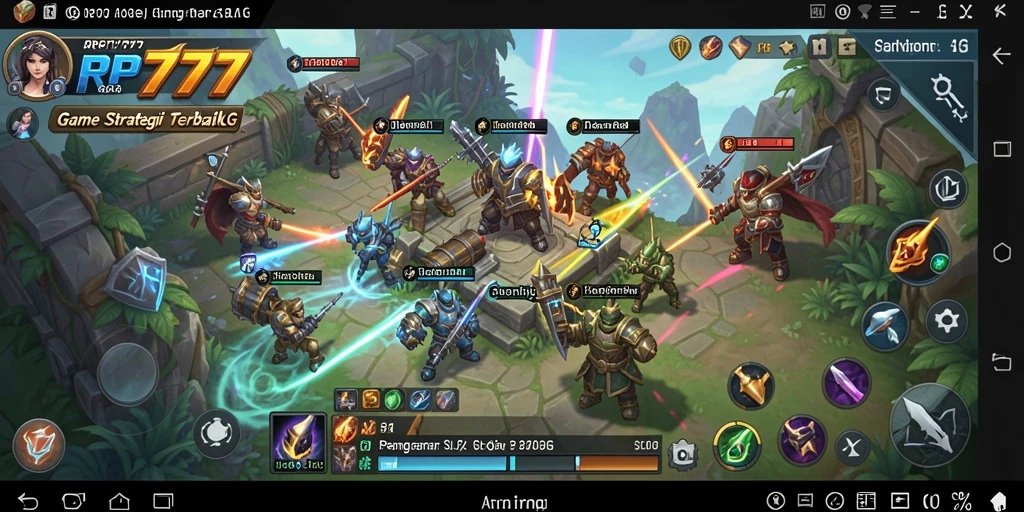 Tampilan gameplay RP777 yang mendebarkan dan menarik.