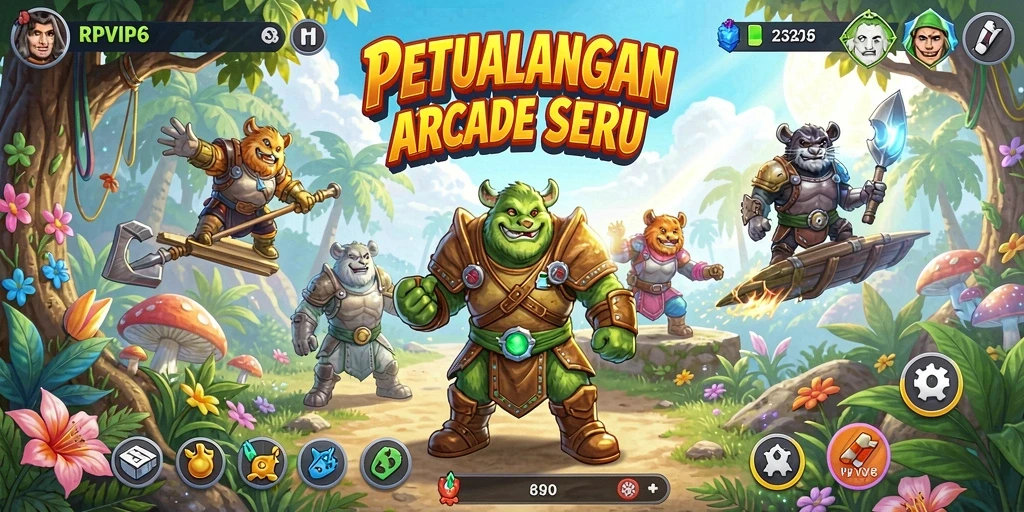 Screenshot gameplay RPVIP6 dengan aksi seru dan grafis menawan.