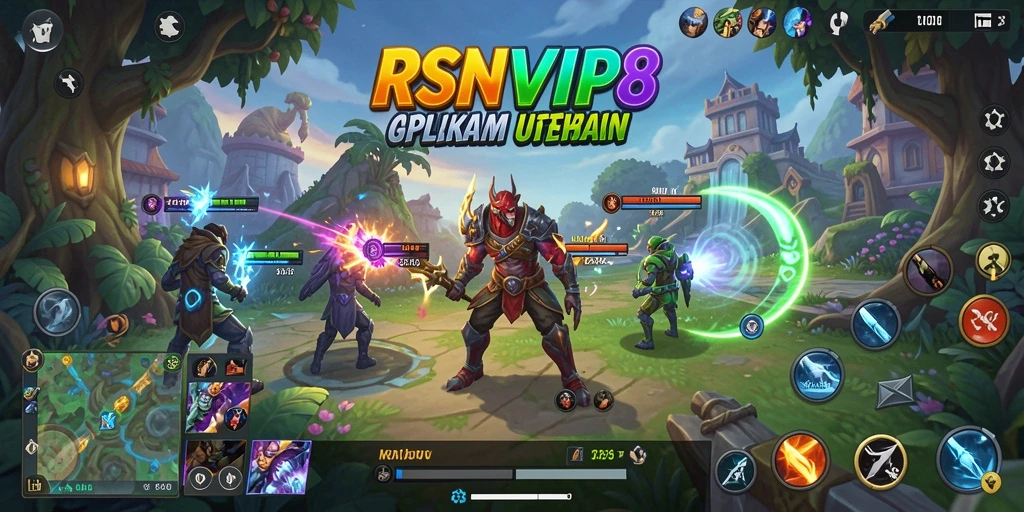Tampilan antarmuka RSNVIP8 yang menarik dan mudah digunakan.