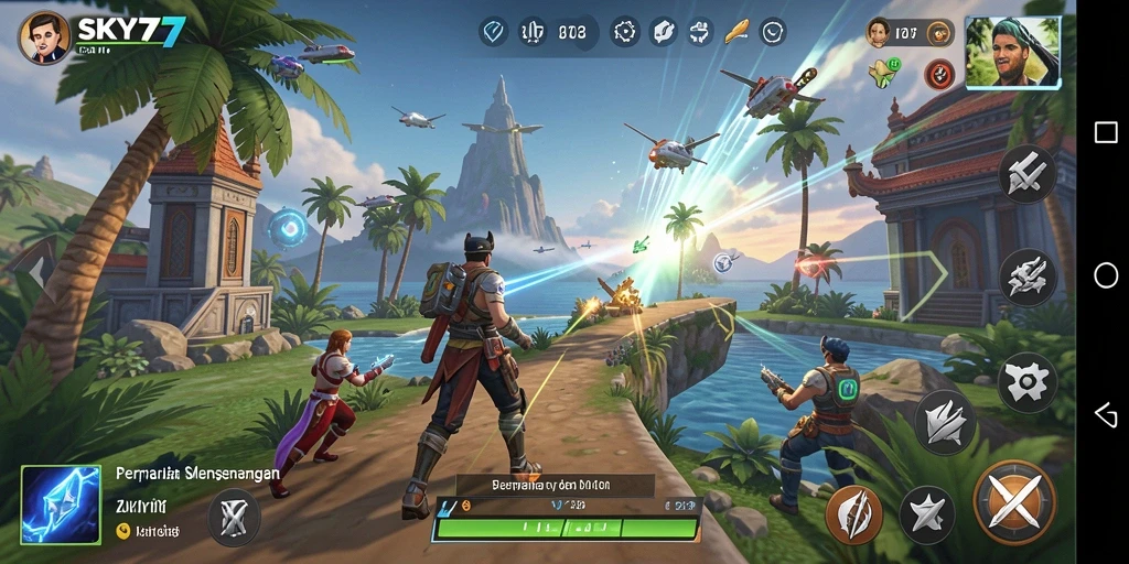Tangkapan layar dari gameplay <strong>SKY77</strong> yang menampilkan elemen simulasi yang menarik.
